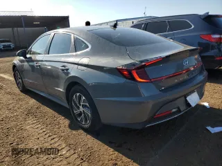 2023 Hyundai Sonata Hybrid Blue with VIN KMHL24JJ4PA057095, listed as a Copart auction lot 60839993 with 2,525 mi miles. Bid and sale history available at carsss.com. Image 2.