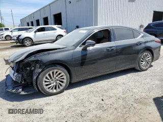 2020 Lexus ES 350 Ultra Luxury with VIN 58AFZ1B1XLU080985, listed as a Copart auction lot 50566785 with 102,911 mi miles and Salvage title. Bid and sale history available at DreamBid. Image 1.