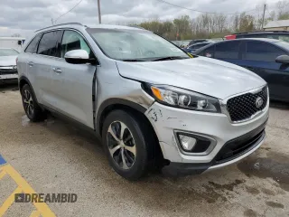 2016 Kia Sorento EX with VIN 5XYPH4A53GG009434, listed as a Copart auction lot 53254225 with 140,083 mi miles and Salvage title. Bid and sale history available at DreamBid. Image 4.