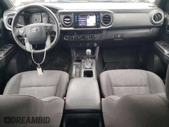 2017 Toyota Tacoma SR5 with VIN 3TMDZ5BN0HM021436, listed as a Copart auction lot 51812125 with 123,812 mi miles and Salvage Title. Bid and sale history available at carsss.com. Image 8.