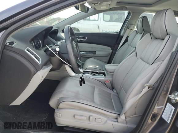 2018 Acura TLX Advance with VIN 19UUB3F7XJA006760, listed as a Copart auction lot 43047455 with 30,299 mi miles and Salvage title. Bid and sale history available at DreamBid. Image 7.