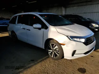 2024 Honda Odyssey EX-L with VIN 5FNRL6H6XRB008230, listed as a Copart auction lot 51418395 with 11,879 mi miles and Salvage Title. Bid and sale history available at DreamBid. Image 4.
