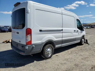 2024 Ford Transit Cargo with VIN 1FTBR2C81RKA19704, listed as a Copart auction lot 65252654 with Not Provided miles and Salvage Title. Bid and sale history available at DreamBid. Image 3.