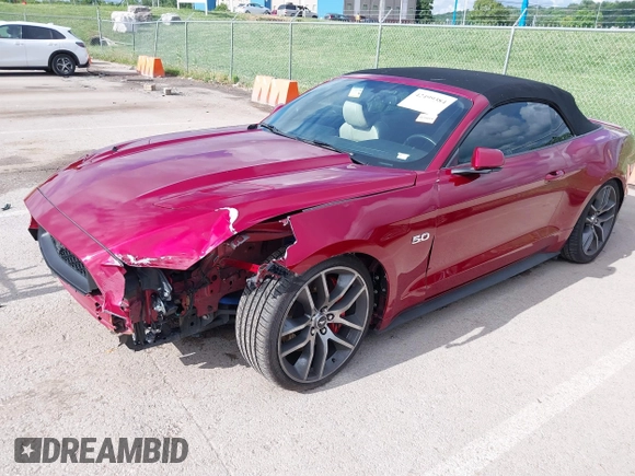 2015 Ford Mustang GT Premium with VIN 1FATP8FF9F5391718, listed as a IAAI auction lot 42499384 with 83,382 mi miles and . Bid and sale history available at DreamBid. Image 2.