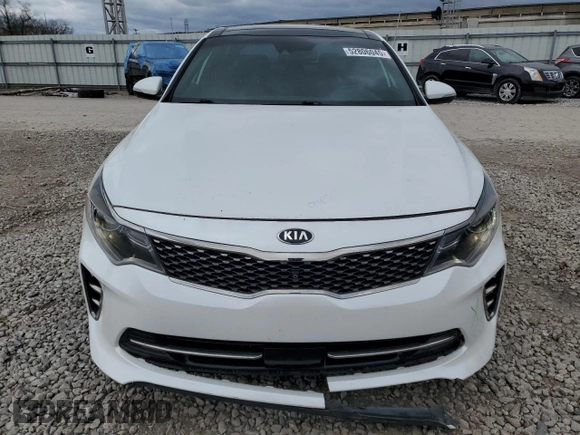2016 Kia Optima SXL Turbo with VIN 5XXGV4L20GG037840, listed as a Copart auction lot 52806045 with 117,414 mi miles and Salvage title. Bid and sale history available at DreamBid. Image 5.
