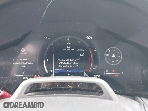 2025 Lexus TX 350 with VIN 5TDAAAB63SS033244, listed as a IAAI auction lot 42505973 with 2,106 mi miles and . Bid and sale history available at DreamBid. Image 7.