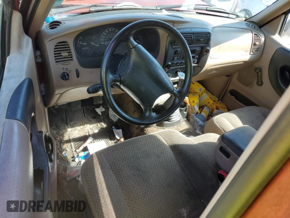 1999 Ford Ranger XL with VIN 1FTYR10C5XUB06570, listed as a Copart auction lot 51580125 with 246,020 mi miles and Salvage Title. Bid and sale history available at carsss.com. Image 8.