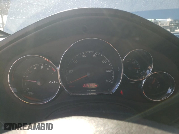 2008 Pontiac G6 GT with VIN 1G2ZH36N084294819, listed as a Copart auction lot 79527284 with 225,740 mi miles and Salvage Title. Bid and sale history available at carsss.com. Image 9.