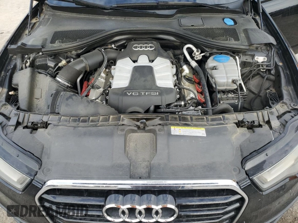 2014 Audi A6 Prestige with VIN WAUHGAFC2EN061122, listed as a Copart auction lot 57228545 with 100,234 mi miles and Salvage title. Bid and sale history available at DreamBid. Image 11.