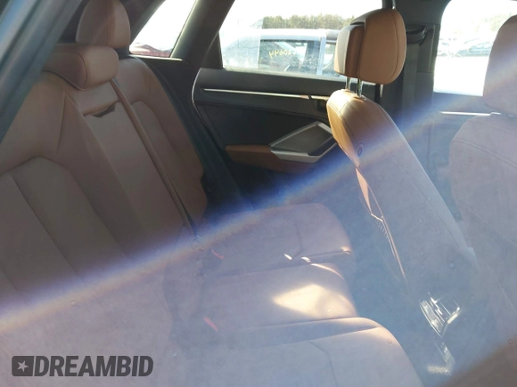 2023 Audi Q3 S line Premium with VIN WA1DECF34P1143148, listed as a IAAI auction lot 41566031 with 10,708 mi miles and . Bid and sale history available at DreamBid. Image 8.