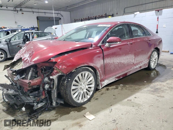 2016 Lincoln MKZ with VIN 3LN6L2JK6GR621911, listed as a Copart auction lot 42857065 with 122,074 mi miles and Salvage Title. Bid and sale history available at carsss.com. Image 1.