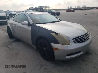 2003 Infiniti G35 w/Leather with VIN JNKCV54E53M200398, listed as a Copart auction lot 53337494 with 224,974 mi miles and Salvage Title. Bid and sale history available at DreamBid. Image 4.