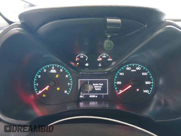2020 Chevrolet Colorado 4WD Work Truck with VIN 1GCGTBEN3L1215909, listed as a IAAI auction lot 42591564 with 45,369 mi miles and . Bid and sale history available at DreamBid. Image 7.