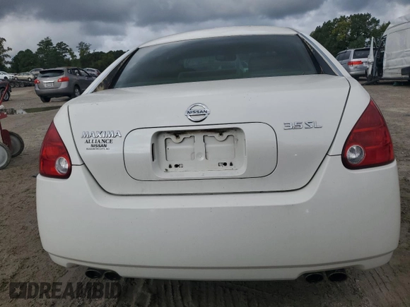 2006 Nissan Maxima 3.5 SL with VIN 1N4BA41E76C836814, listed as a Copart auction lot 73954234 with 188,077 mi miles and Salvage Title. Bid and sale history available at carsss.com. Image 6.