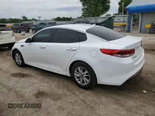 2018 Kia Optima S with VIN 5XXGT4L3XJG188402, listed as a Copart auction lot 57156235 with 107,169 mi miles and Salvage title. Bid and sale history available at DreamBid. Image 2.
