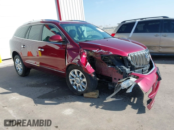 2015 Buick Enclave Leather with VIN 5GAKVBKD3FJ303977, listed as a IAAI auction lot 41880846 with 226,713 mi miles and . Bid and sale history available at carsss.com. Image 1.