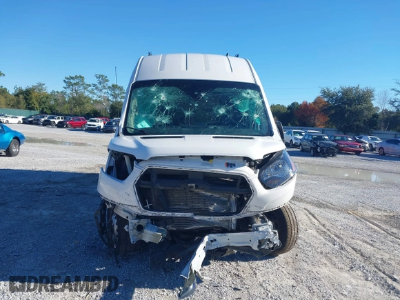 2022 Ford Transit Cargo with VIN 1FTBW3U85NKA01097, listed as a IAAI auction lot 41076643 with 24,786 mi miles and . Bid and sale history available at DreamBid. Image 12.