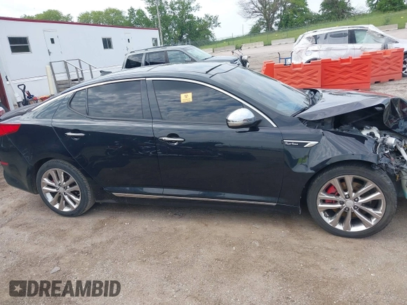 2014 Kia Optima SX Turbo with VIN 5XXGR4A65EG276131, listed as a IAAI auction lot 42429004 with 136,766 mi miles and . Bid and sale history available at DreamBid. Image 13.