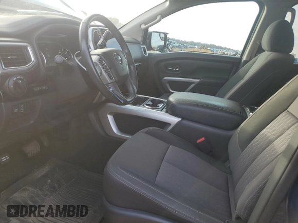 2020 Nissan Titan Platinum Reserve with VIN 1N6AA1EFXLN505021, listed as a Copart auction lot 41728575 with 64,623 mi miles and Salvage title. Bid and sale history available at DreamBid. Image 7.