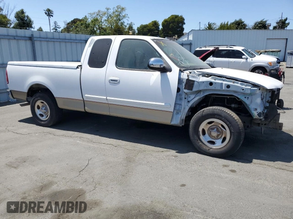2000 Ford F-150 XL with VIN 1FTRX17W9YKA49152, listed as a Copart auction lot 60577505 with Not provided miles and Salvage title. Bid and sale history available at DreamBid. Image 4.