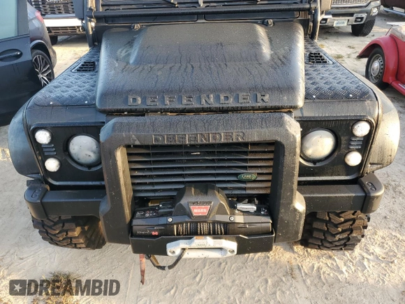 1994 Land Rover Defender with VIN SALLDHMF8MA941901, listed as a Copart auction lot 75521374 with Not provided miles and Salvage title. Bid and sale history available at DreamBid. Image 12.