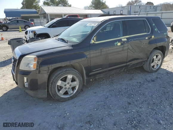 2013 GMC Terrain SLE with VIN 2GKALSEK7D6348249, listed as a Copart auction lot 48407795 with 104,104 mi miles and Salvage Title. Bid and sale history available at carsss.com. Image 1.