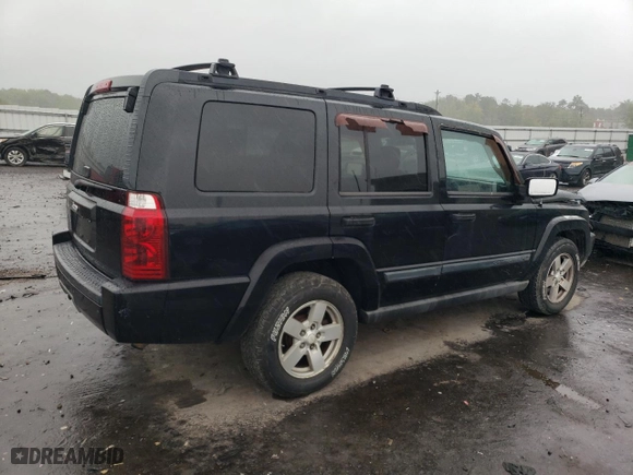 2006 Jeep Commander with VIN 1J8HH48K66C165608, listed as a Copart auction lot 72164774 with 155,656 mi miles and Salvage Title. Bid and sale history available at carsss.com. Image 3.