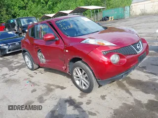 2013 Nissan Juke SV with VIN JN8AF5MV5DT216120, listed as a IAAI auction lot 42156143 with 150,734 mi miles and . Bid and sale history available at DreamBid. Image 1.