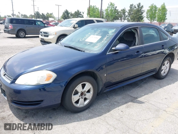 2009 Chevrolet Impala LT with VIN 2G1WT57K191307306, listed as a IAAI auction lot 42175381 with 120,874 mi miles and . Bid and sale history available at DreamBid. Image 2.