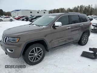 2017 Jeep Grand Cherokee Limited with VIN 1C4RJEBG3HC957258, listed as a Copart auction lot 45875215 with 117,381 mi miles and Salvage title. Bid and sale history available at DreamBid. Image 1.