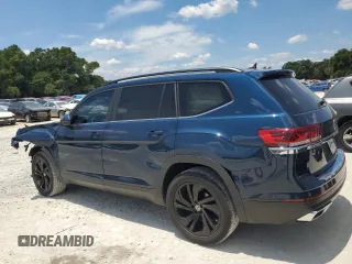 2022 Volkswagen Atlas SE with VIN 1V2WP2CAXNC508048, listed as a Copart auction lot 63107444 with 23,844 mi miles and Salvage title. Bid and sale history available at DreamBid. Image 2.