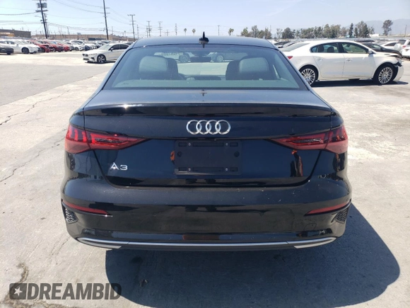 2024 Audi A3 Premium z VIN WAUAUDGYXRA029568, wystawiony jako Copart lot #54067005 z przebiegiem 14 130 mil mil oraz Szkoda całkowita • Salvage title. Historia ofert i sprzedaży dostępna na DreamBid. Obrazek 6.