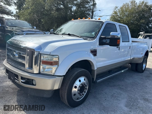 2009 Ford Super Duty F-450 DRW XL with VIN 1FTXW43R29EA82957, listed as a Copart auction lot 43189425 with 138,847 mi miles and Clean Title. Bid and sale history available at carsss.com. Image 2.