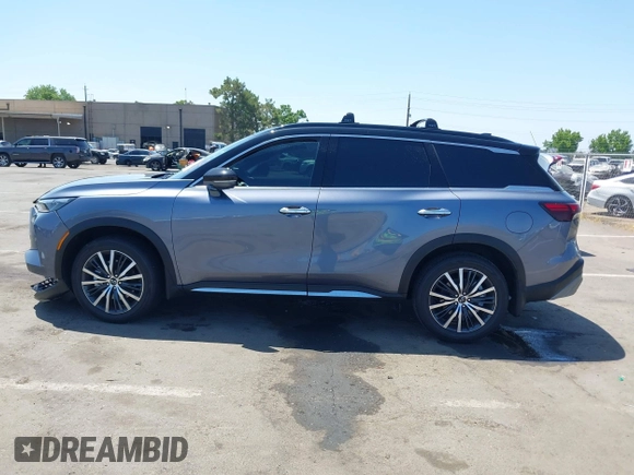 2024 Infiniti QX60 Autograph with VIN 5N1DL1HUXRC351382, listed as a IAAI auction lot 42414989 with 6,236 mi miles and . Bid and sale history available at DreamBid. Image 14.