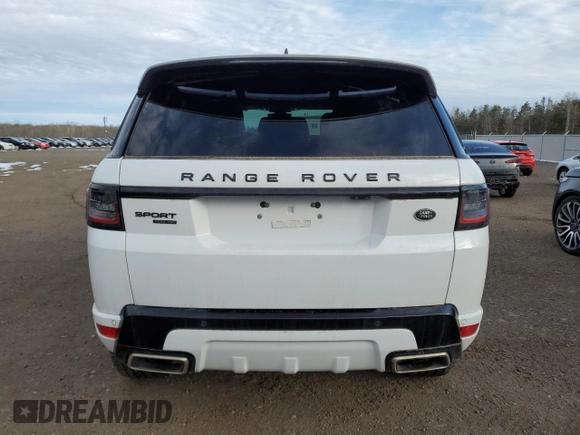 2022 Land Rover Range Rover Sport HSE Dynamic with VIN SALWR2SE8NA230321, listed as a Copart auction lot 46680074 with 10,030 mi miles and Salvage Title. Bid and sale history available at DreamBid. Image 6.