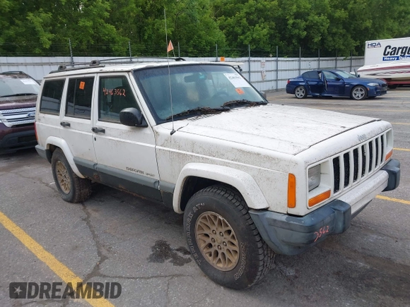 1999 Jeep Cherokee Sport z VIN 1J4FF68S0XL663735, wystawiony jako IAAI lot #42463562 z przebiegiem Nie podano mil oraz . Historia ofert i sprzedaży dostępna na DreamBid. Obrazek 1.