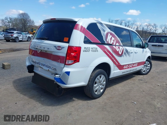 2017 Dodge Grand Caravan SE with VIN 2C7WDGBG3HR828825, listed as a IAAI auction lot 42048885 with 231,690 mi miles and . Bid and sale history available at DreamBid. Image 4.
