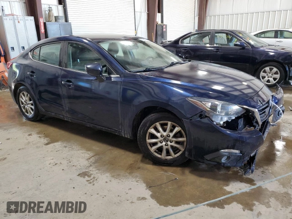 2015 Mazda 3 i Touring with VIN 3MZBM1V70FM163064, listed as a Copart auction lot 61432154 with 126,929 mi miles and Salvage title. Bid and sale history available at DreamBid. Image 4.