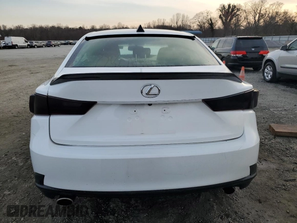2016 Lexus IS 200t z VIN JTHBA1D20G5029307, wystawiony jako Copart lot #48191245 z przebiegiem 64 736 mil mil oraz Szkoda całkowita • Salvage title. Historia ofert i sprzedaży dostępna na DreamBid. Obrazek 6.
