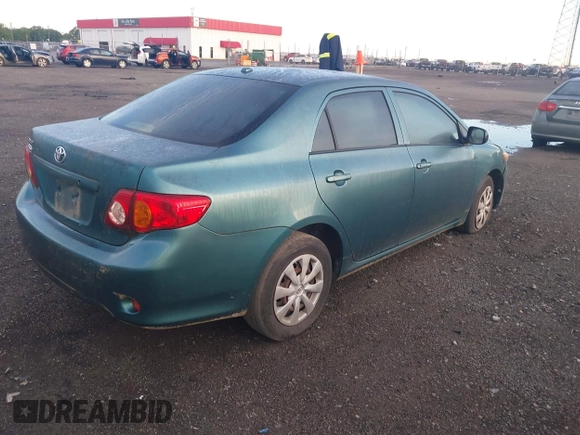 2009 Toyota Corolla with VIN JTDBL40E099063708, listed as a IAAI auction lot 42085584 with 110,075 mi miles. Bid and sale history available at carsss.com. Image 4.