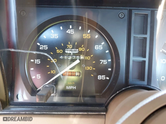 1981 Chevrolet Corvette with VIN 1G1AY8768B5105437, listed as a IAAI auction lot 41842131 with 41,275 mi miles. Bid and sale history available at carsss.com. Image 15.