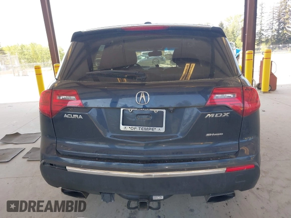 2011 Acura MDX with VIN 2HNYD2H22BH532772, listed as a IAAI auction lot 42109637 with 89,712 mi miles. Bid and sale history available at carsss.com. Image 16.