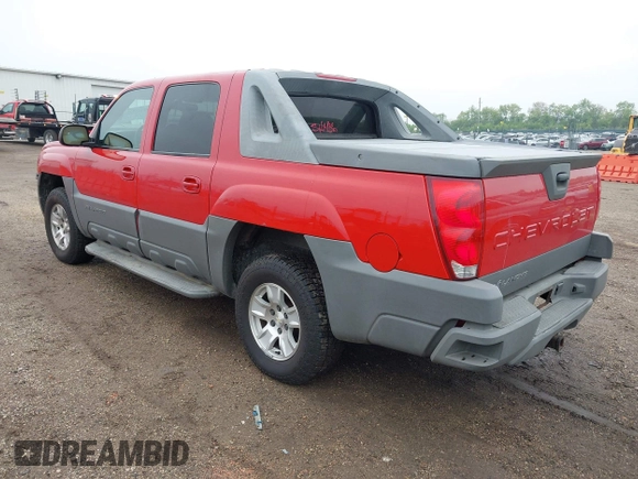 2002 Chevrolet Avalanche z VIN 3GNEC13T02G159096, wystawiony jako IAAI lot #42311525 z przebiegiem 250 924 mil mil oraz . Historia ofert i sprzedaży dostępna na DreamBid. Obrazek 3.