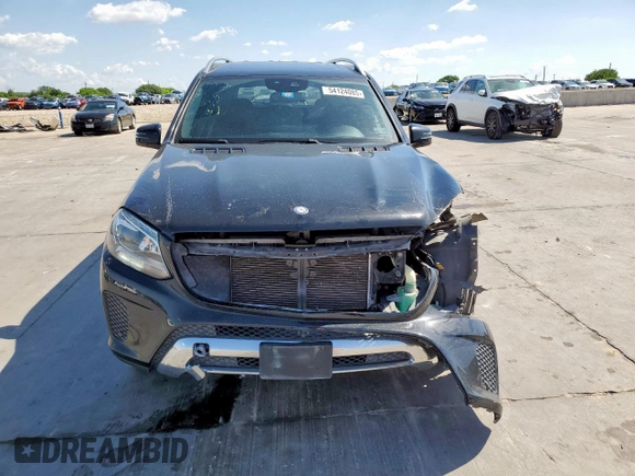 2017 Mercedes-Benz GLS 450 with VIN 4JGDF6EE4HA875297, listed as a Copart auction lot 54124085 with 118,197 mi miles and Salvage Title. Bid and sale history available at DreamBid. Image 5.