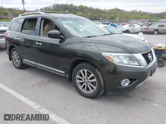 2015 Nissan Pathfinder SL z VIN 5N1AR2MM9FC708298, wystawiony jako IAAI lot #42007408 z przebiegiem 144 114 mil mil oraz . Historia ofert i sprzedaży dostępna na DreamBid. Obrazek 1.