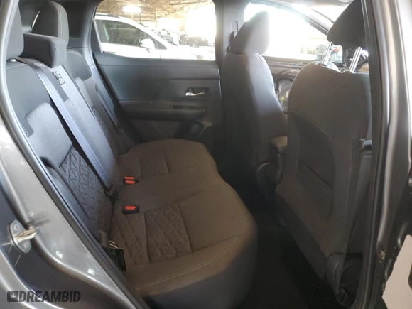 2025 Nissan Kicks SV with VIN 3N8AP6CA9SL314585, listed as a Copart auction lot 43473455 with 3,480 mi miles and Salvage Title. Bid and sale history available at carsss.com. Image 10.