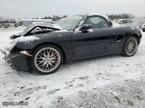 2000 Porsche Boxster S with VIN WP0CB2989YU662692, listed as a Copart auction lot 86123094 with 80,733 mi miles and Salvage Title. Bid and sale history available at carsss.com. Image 1.