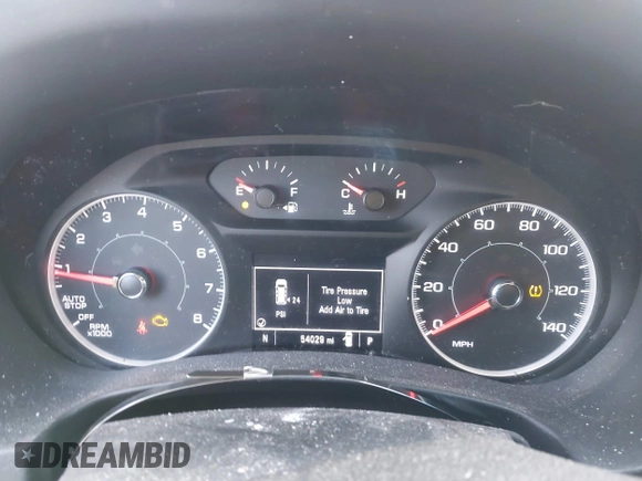 2018 GMC Terrain SLE with VIN 3GKALMEV1JL381034, listed as a IAAI auction lot 41345745 with 54,029 mi miles. Bid and sale history available at carsss.com. Image 7.