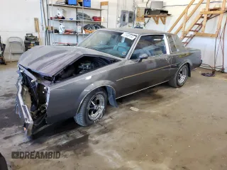 1987 Buick Regal with VIN 1G4GJ11Y4HP413978, listed as a Copart auction lot 72449154 with 52,519 mi miles and Salvage Title. Bid and sale history available at DreamBid. Image 1.