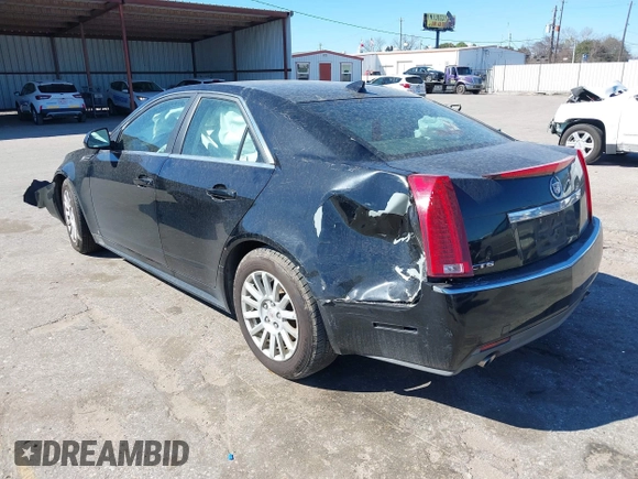 2010 Cadillac CTS Luxury with VIN 1G6DE5EG0A0102294, listed as a IAAI auction lot 38733400 with Not Provided miles. Bid and sale history available at carsss.com. Image 3.